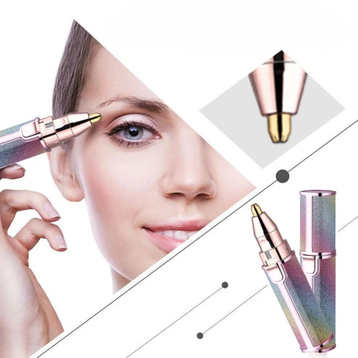 2 in 1 Rechargeable Blawless Eyebrow/Upper lips Trimmer