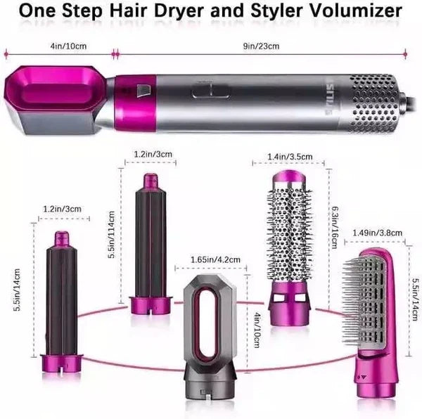 5 In 1 Hot Hair Styler Straightener